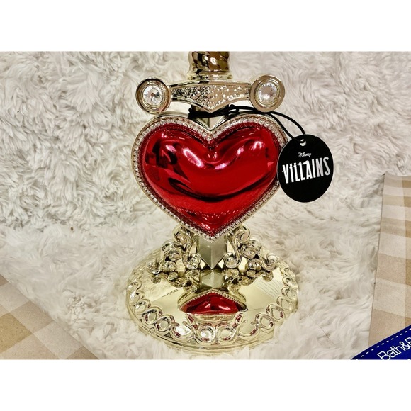 Bath & Body Works Disney Villains Evil Queen Heart 3Wick Candle Holder‎ Rare HTF - Picture 6 of 6